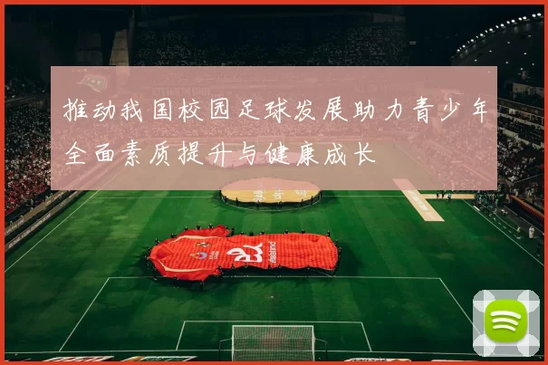 推动我国校园足球发展助力青少年全面素质提升与健康成长